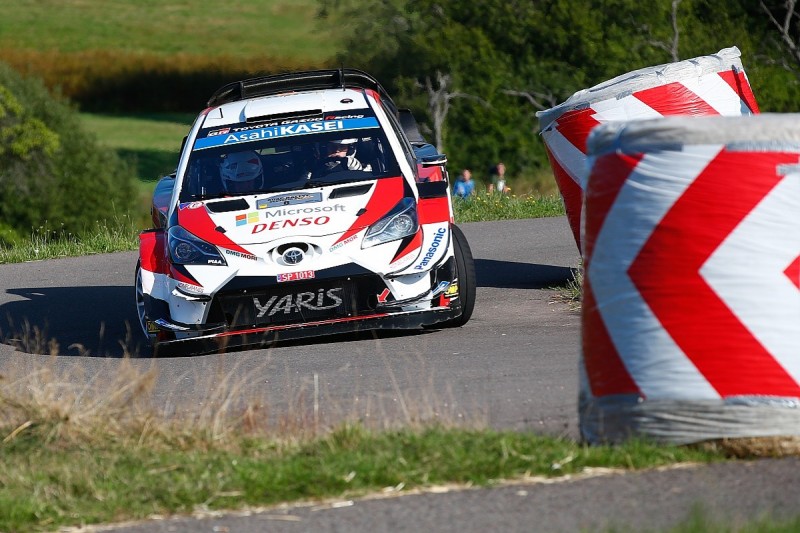 Tanak takes lead in first stage of WRC Rally Germany for Toyota