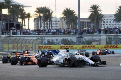Number of F1 overtakes in 2017 fell by almost 50% compared to '16