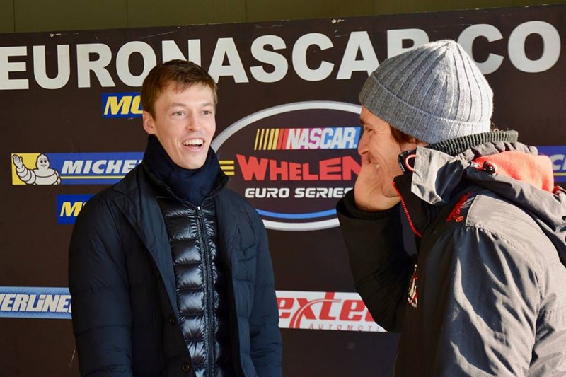 Ex-Toro Rosso F1 driver Daniil Kvyat drives at Euro NASCAR test