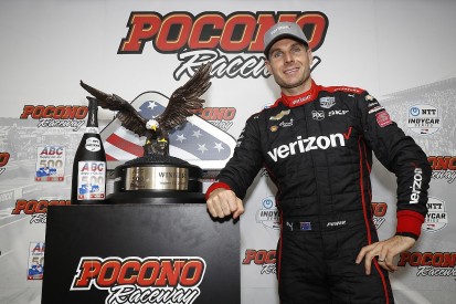 Penske's Power wins after early woe, crash mars Pocono IndyCar race