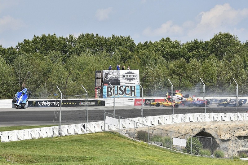 Sato under fire from IndyCar rivals for causing huge Pocono crash