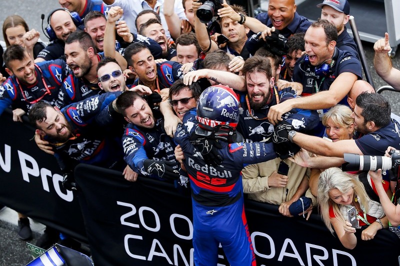Honda: Kvyat Germany podium was reward for Toro Rosso's '18 efforts