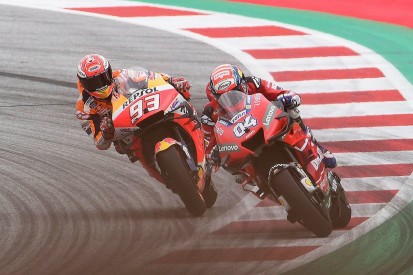 Dovizioso "didn't prepare" for final corner lunge on Marquez