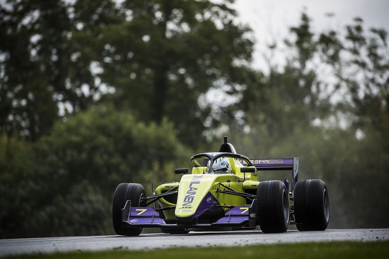 Brands Hatch W Series: Emma Kimilainen leads both practice sessions