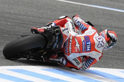Water leak onto rear tyre forced Dovizioso out of MotoGP Jerez