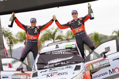 Hyundai's Hayden Paddon holds off Sebastien Ogier for first WRC win