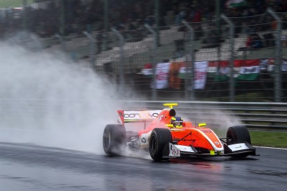 AVF racer Tom Dillmann takes Formula V8 3.5 pole at wet Hungaroring