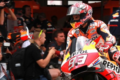 Marquez dominates wet Brno MotoGP FP3