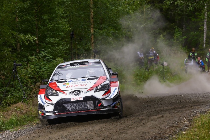 Rally Finland WRC: Tanak leads early Toyota 1-2-3, Neuville plummets