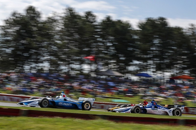 Hunter-Reay "baffled" by Newgarden's IndyCar Mid-Ohio podium move