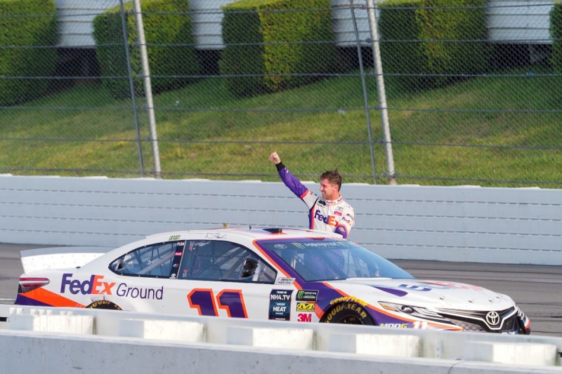 "We can win anywhere" after Pocono NASCAR Cup Series win - Hamlin