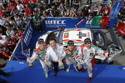 Honda's Tiago Monteiro battles to Slovakia WTCC race one win