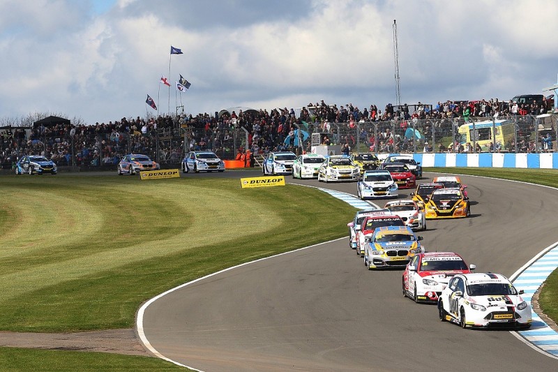 Jackson beats Cook to win as fire curtails Donington BTCC opener