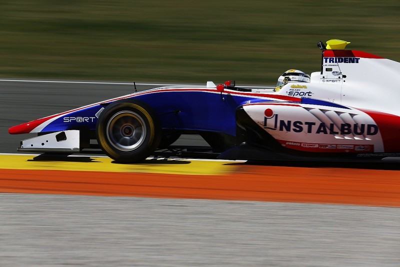 Trident's Artur Janosz fastest as GP3 testing resumes at Valencia