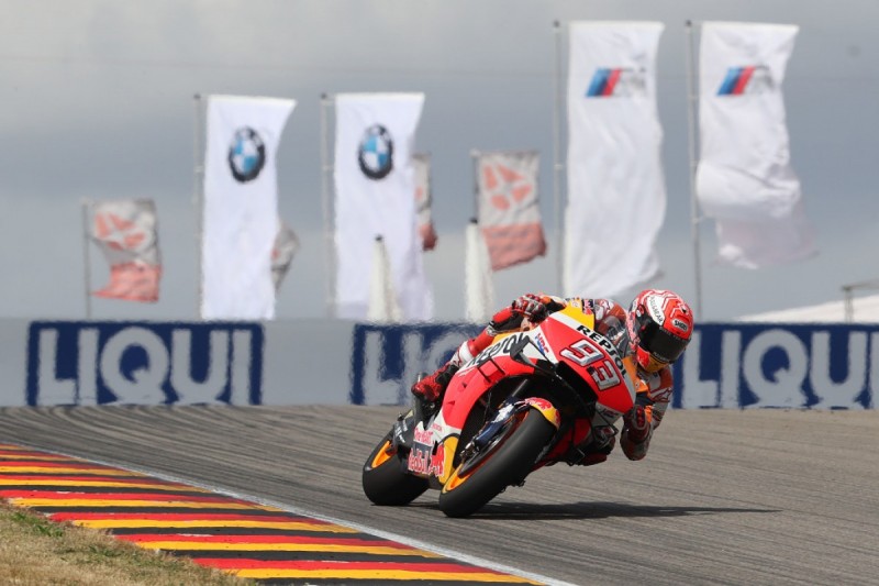 Marquez was wary of Austin crash repeat leading German MotoGP race