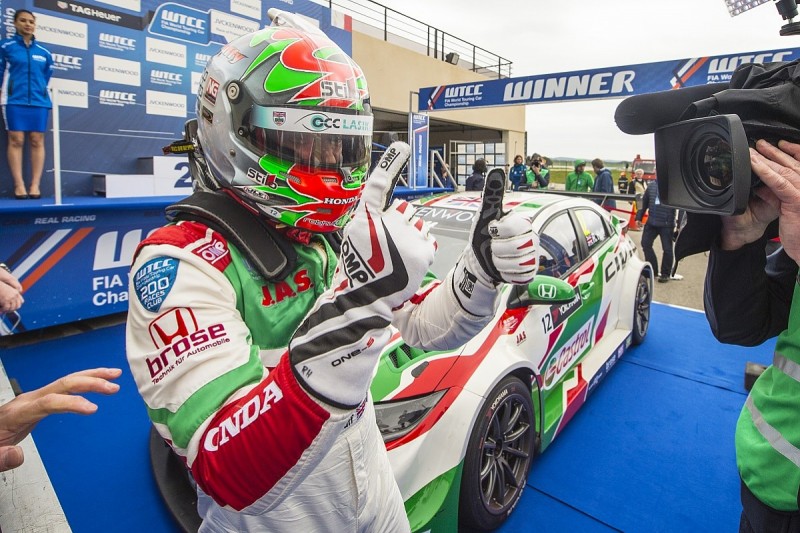 Rob Huff starts his Honda WTCC career with win in season-opener