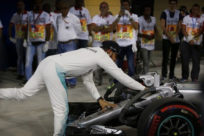 Hamilton keeps Bahrain GP pole after investigation for reversing