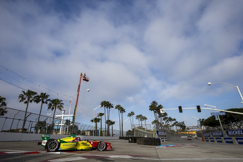 Daniel Abt and Sebastien Buemi lead Long Beach Formula E practice