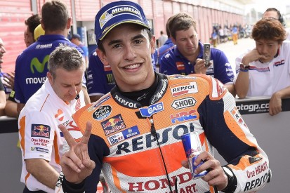 Marc Marquez takes Argentina MotoGP pole despite crashing