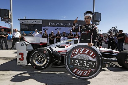 Helio Castroneves on Phoenix IndyCar pole as Chevrolet dominates