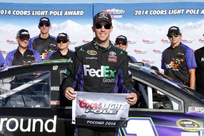 Pocono NASCAR: Denny Hamlin on top in qualifying shootout