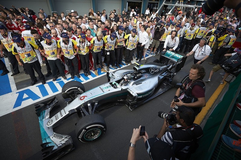 Rosberg thought Mercedes' Melbourne-winning strategy was a 'gamble'