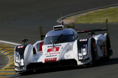 Marco Bonanomi's Audi sets early Le Mans test day pace