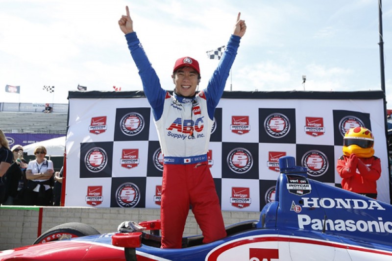 Detroit IndyCar: Takuma Sato secures pole for AJ Foyt Racing