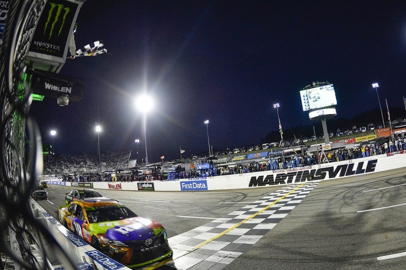 Kyle Busch wins crazy NASCAR Martinsville Cup race