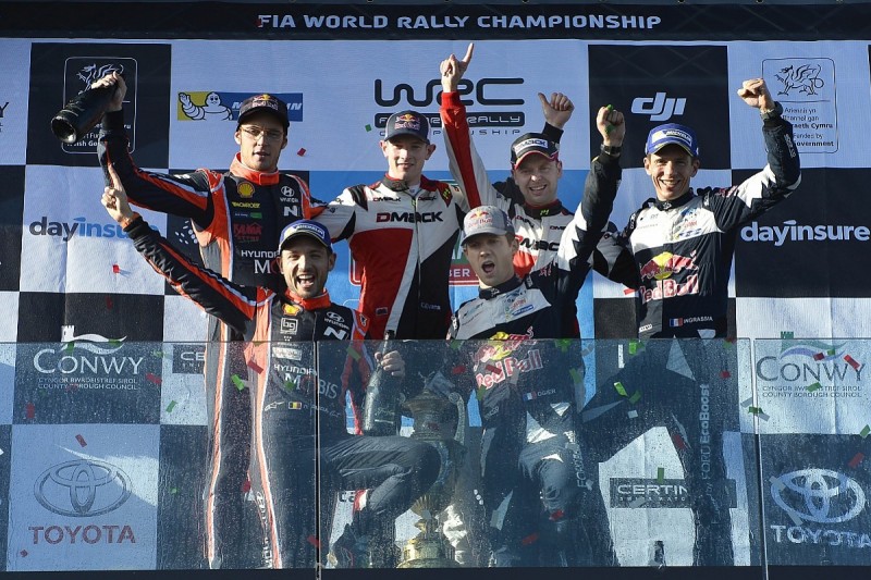 Rally GB: Ogier seals title as dominant Evans claims first win