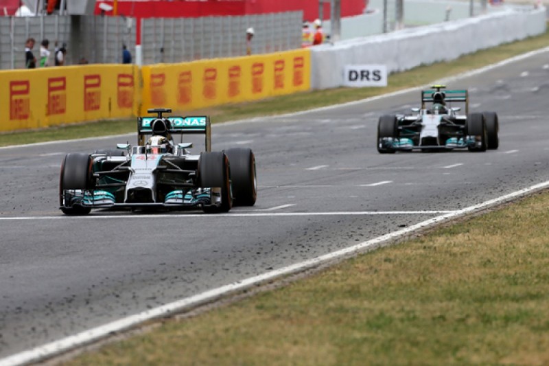 Hamilton and Rosberg's Mercedes team row began at Spanish GP