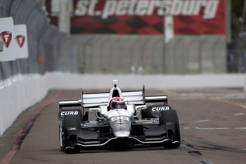 Manor F1 reserve Rossi getting acclimatised during IndyCar debut