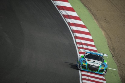 Brands Hatch Blancpain: Crash rules Nick Tandy's Porsche 911 out