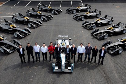 First Formula E cars delivered to teams at Donington