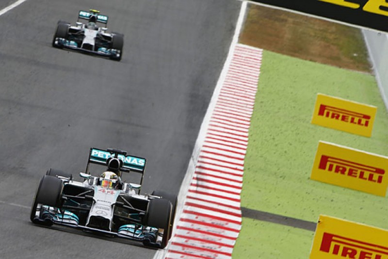Lewis Hamilton didn't have Nico Rosberg under control in Spanish GP