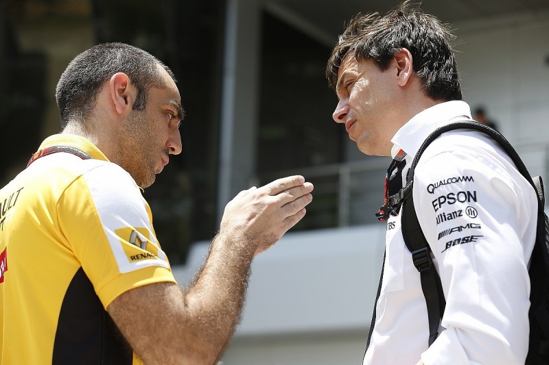 Renault boss hits out at 'unfair' way Mercedes delays staff moving