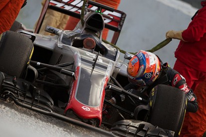 Haas F1 team suffers brake-by-wire problems in Barcelona testing