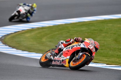 Phillip Island MotoGP: Marc Marquez tops FP3 despite crash