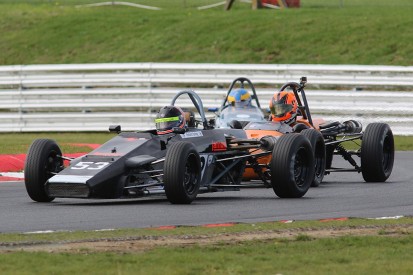 Three-way Historic Formula Ford 1600 title goes down to the wire