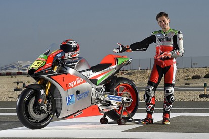 Aprilia launches its new 2016 MotoGP bike, the RS-GP