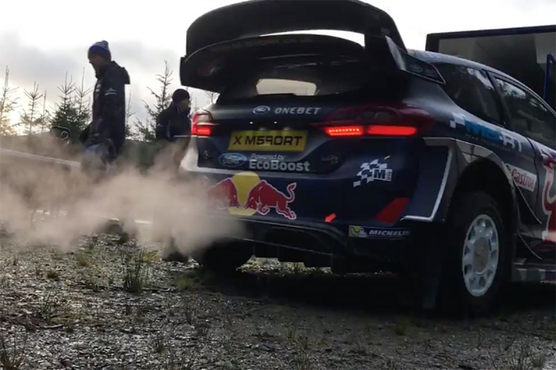 Watch action from Rally GB WRC M-Sport and Hyundai testing