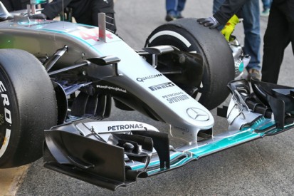 Mercedes shows 'innovative' new nose for W07 Formula 1 car