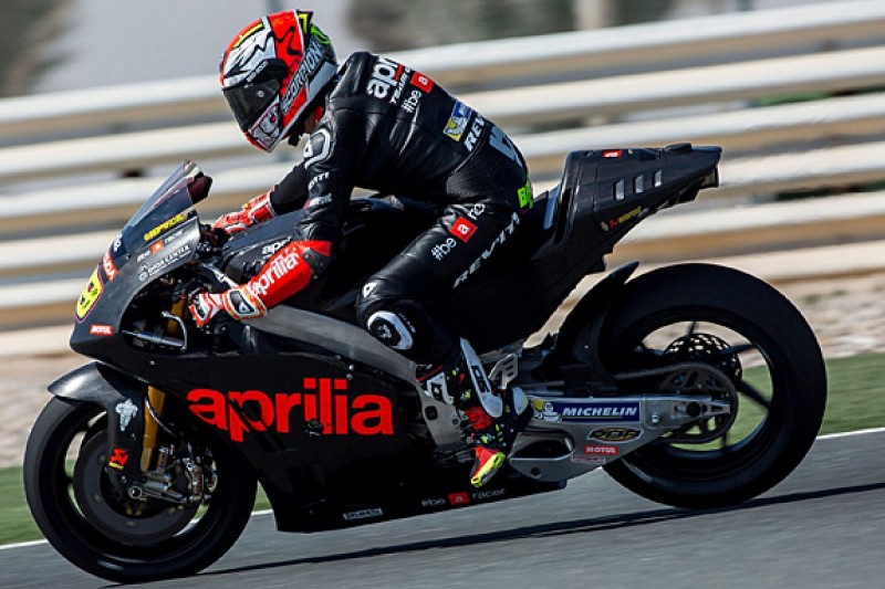 Aprilia completes first full test with 2016 MotoGP bike