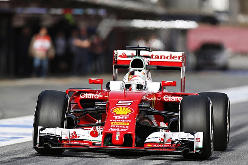 Barcelona F1 test: Sebastian Vettel and Ferrari top day one