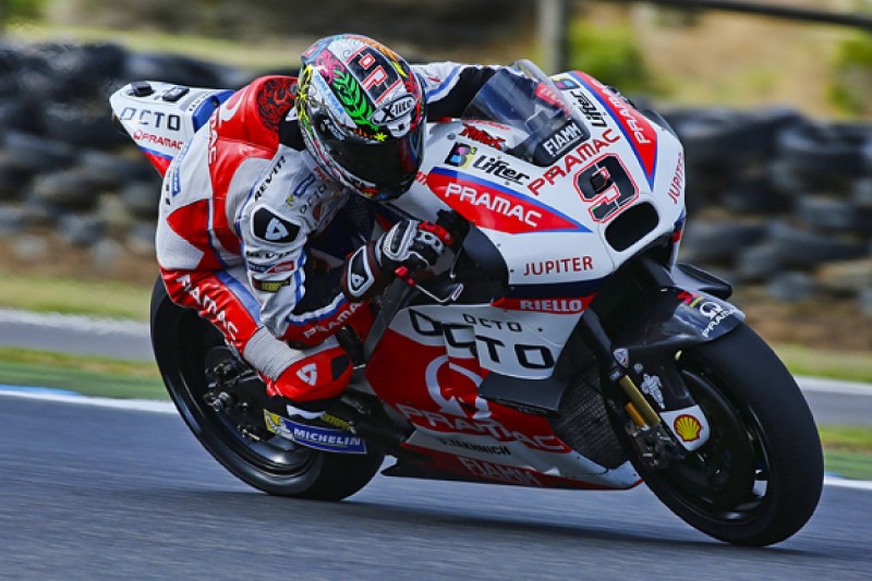 Petrucci fastest as rain mars start of Phillip Island MotoGP test