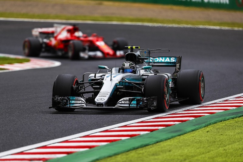 Japanese Grand Prix: Bottas fastest in FP3 before crashing out