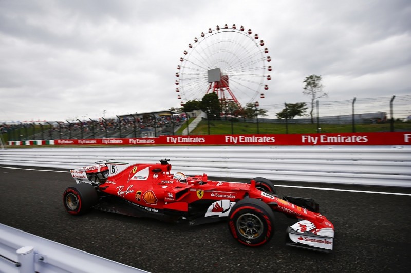 Sebastian Vettel leads crash-interrupted first Japanese GP practice