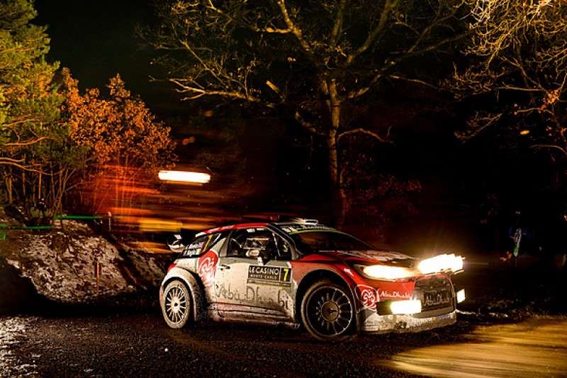WRC Monte Carlo: Kris Meeke leads Sebastien Ogier after first night