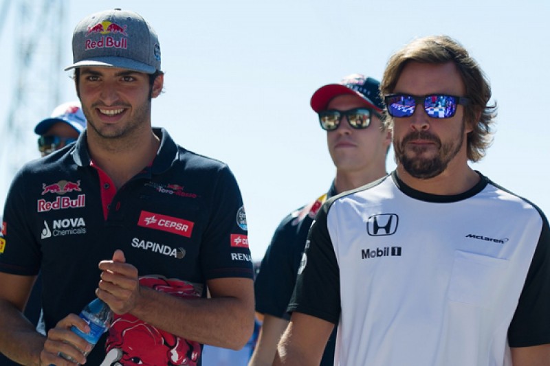 Alonso's tough 2015 with McLaren a big lesson as F1 rookie - Sainz