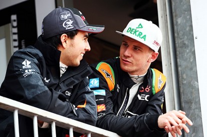 Perez: Force India team-mate Hulkenberg in F1's top three drivers